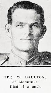 THE DAULTON FAMILY OF MANUTUKE, GISBORNE