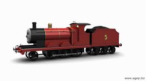 James the Red Engine (3D) - YouTube