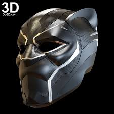Black Panther Helmet Cowl Mask Movie 2018 3d Printable Model Print File Stl Do3d Rendering Black Panther Art Black Panther Black Panther Hd Wallpaper