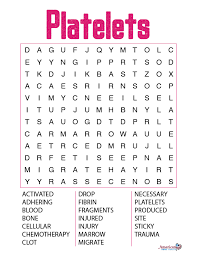 Mirroreyes.com has a very large database of free, printable word search puzzles and they also offer. Platelets Word Search Puzzle Large Print American Home Health S Blog
