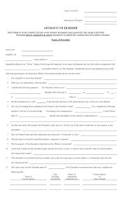 The state law allows the transfer of property through 'affidavit of small succession' to save the heirs from probate process.if a person dies without making a will and the value of the property is equal to or less than $75,000, louisiana small estate affidavit can be filed. Download Free Louisiana Affidavit Of Heirship Form Form Download