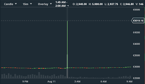 gdax btc eur chart temporarily jumps to 5000 keeping stock