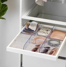 Komplement Trennsteg Fur Ausziehboden Transparent Schubladenteiler Glasregal Ikea