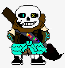When it comes to designs, outertale is my favorite, but inktale sans beats it a little bit i wish the artist. Ink Sans Sprite Pixel Art Undertale Ink Sans Transparent Png 930x810 Free Download On Nicepng