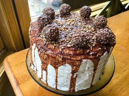 This cake is a special cake for ferrero rocher lover. Ferrero Rocher Cake Bewitching Kitchen
