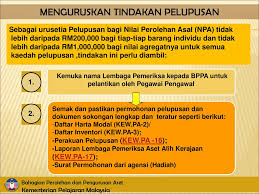 Laporan pemeriksaan hendaklah disediakan dengan menggunakan borang laporan lembaga pemeriksa (kew. Peranan Pegawai Aset Bahagian Perolehan Dan Pengurusan Aset Ppt Download