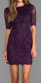 Paarse Kanten Jurkje Op Spot Shop Fashion Plum Lace Dress Style