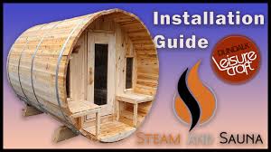 We do that by offering you the best sauna products and design services. Dundalk Leisurecraft Serenity Barrel Sauna Installation Youtube