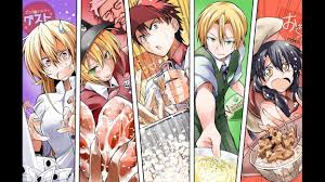 Yukihira soma and nakiri erina. Shokugeki No Souma Nakiri Erina Yukihira Soma Aldini Takumi Tadokoro Megumi Wallpaper 3840x2160 1051969 Wallpaperup