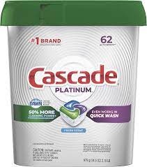 Check spelling or type a new query. Amazon Com Cascade Platinum Dishwasher Pods Actionpacs Dishwasher Detergent Fresh Scent 62 Count Health Personal Care