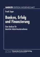 Messung und diversifikation von risiko (generell: Banken Erfolg Und Finanzierung Eine Analyse Fur Deutsche Industrieunternehmen Springer
