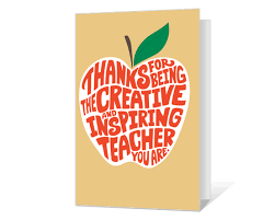 Change up the copy and font. Printable Cards For Teachers American Greetings