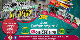 Sistem pendaftaran atas talian ini diwujudkan bagi memudahkan permohonan ke tahun 1 tanpa ibu bapa pelajar perlu mengisi borang manual. Assalamualaikum Pendaftaran Pelajar Sekolah Rendah Islam Al Itqan Taman Puncak Jalil Seri Kembangan Facebook