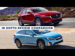 Award applies only to vehicles with optional front crash prevention and specific headlights. 2020 Mazda Cx 30 Vs 2020 Subaru Crosstrek Suv Crossover Comparison In Depth Review Youtube
