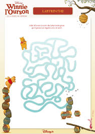 Activite Jeu De Labyrinthe De Winnie L Ourson
