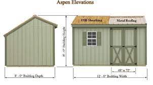 Maybe you would like to learn more about one of these? Aspen 8 X 12 Wood Shed Kit Bettersheds Com