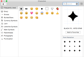 In javascript you should write like a = this \u2669 symbol if you want to include a special symbol in a string. Use Emoji And Symbols On Mac Emoji Symbols Like Emoji