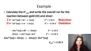 Calculating Ecell