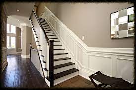 Base cap molding with mitered corners to create a square on the wall. West Chester Pa Shadow Boxes Vs Wainscoting How Luxury Home Improvement Will Help You Luxury Home Improvements