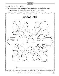 Simile Poetry 3rd Grade Writing Winter Writing Classroom Writing