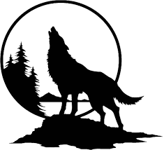 Download Howling Wolf Family Silhouette Novocom Top