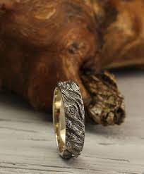 Tree Band Men S Wedding Ring Rustic Wedding Band Tree Silver Band Nature Ring Large Wedding Band Mens Silver Band Silver Wedding Ring Rustic Wedding Bands Silver Mens Band Men S Wedding Ring