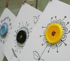 Basteln Mit Knopfen 40 Inspirierende Dekoideen Karten Basteln Basteln Und Selbermachen Basteln Mit Knopfen