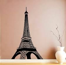 The Eiffel Tower Vinyl Mural French Style Wall Sticker Paris Etsy Wall Stickers Paris Travel Photos Framed Frame Decor