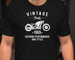 50th Birthday T Shirt Ideas For Him Men S Birthday T Shirt Motorcycle Shirt 50th Birthday 60th 40th Shirt 40th Shirts Motorcycles Shirt Unique Items Products