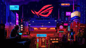 Artstation Rog Wallpaper Design Pixel Jeff Desktop Wallpaper Art Cool Wallpapers For Pc Animated Wallpaper For Pc
