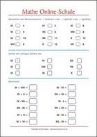 28 kostenlose arbeitsblätter zum einmaleins in der 2. Mathematik Arbeitsblatter Fur Die 4 Klasse Kleine Schule