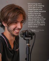 L+A: In ROAR Studios' new podcast “Laughing Matter,” host and senior joker Colin  Browning aims to explore what it means to be funny. With a total of eight  episodes and nine featured