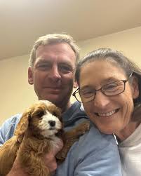 Introducing the newest Weinman…Cody! All 2lbs, 6oz of her. Selection  Saturday in Wisconsin today, we knew right away she was the one. Special to  have good friend Bill Keen and his mini