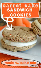 Butter flavoring 1 stick (1/2 c.) soft butter 3 eggs. Carrot Cake Sandwich Cookies Recipe Little Dairy On The Prairie