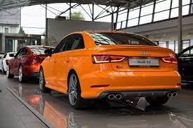 Audi S3 Sedan With Glut Orange Paint Audi Sports Sedan Sedan