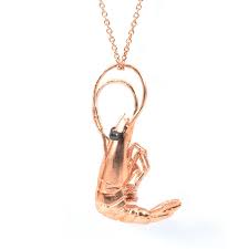 Shrimp Soup Shrimp Salad Shrimp Necklace Jewelry Alex Monroe Jewelry Design