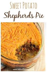 Shepherds Pie With Sweet Potato Mash Recipe Mashed Sweet Potatoes Lamb Mince Recipes Recipes