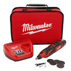 M12 12-Volt Lithium-Ion Cordless Rotary Tool Kit w/(1) 1.5Ah Battery, Charger, Tool Bag 2460-21 Milwaukee Tool