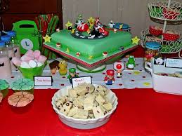 Super mario birthday cake ideas. Super Mario Brothers Birthday Party Ideas Photo 5 Of 27 Catch My Party