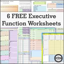 With family and coloring books or drawing worksheets for toddlers (that can be found online for free!) are not only fun. 6 Free Executive Functioning Activity Worksheets Your Therapy Source