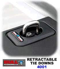 They help secure a load by adding points for strapping cargo, and they can. Bull Ring 4001 Retractable Truck Bed Tie Down Anchors