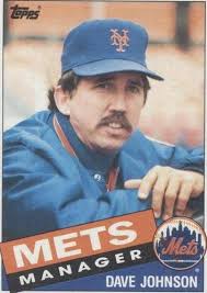 1985 Topps DAVE JOHNSON card # 492 [card 7]