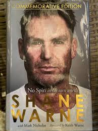 MY OWN STORY; SHANE WARNE