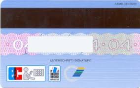 I needed the cash because the cinema would not accept even a german ec card to pay for tickets (i was payng 87€ for 3 tickets. Bank Card Deutsche Bank Ec Maestro 04 Deutsche Bank Germany Federal Republic Col De Ms 0011 02