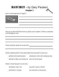 Hatchet Worksheet Teachers Pay Teachers