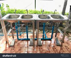 sink style foot pedal stainless steel