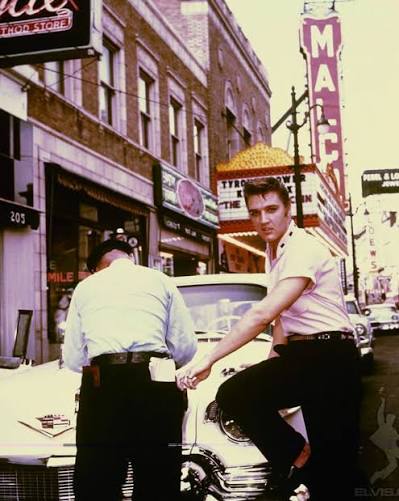 Elvis Presley first wandered onto Beale Street in Memphis in the summer of  1949, a fourteen-year-old boy with a secondhand guitar slung over his  shoulder, wide-eyed and hungry for sound. At that