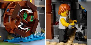 Bir ortaçağ kalesi, kale kulesi ve ortaçağ pazarı. Lego Creator 31120 Mittelalterliche Burg Alle Infos Offiziellen Bilder