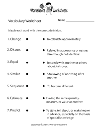 Download and print the worksheets to do puzzles, quizzes and lots of other fun activities in english. Vocabulary Building Worksheet Worksheets Worksheets