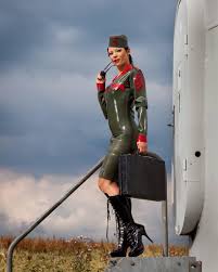 Feierabend #latex #military #militarylook #latexgirl #h… 